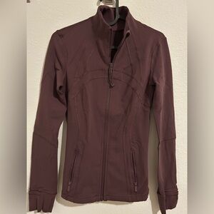 Lululemon maroon define jacket- size 4